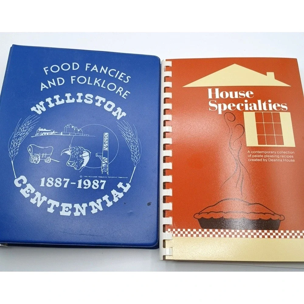 Vintage 1981 House Specialties Cookbook Signed Deanna House Williston Centennial